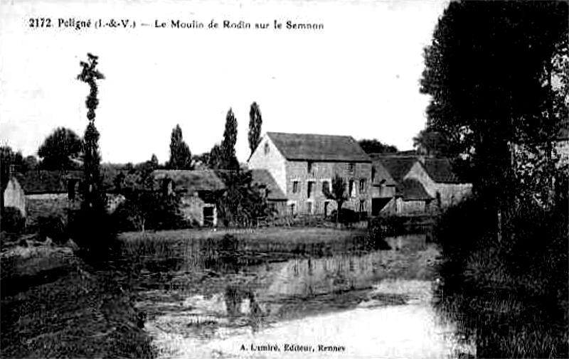 Moulin de Polign (Bretagne).