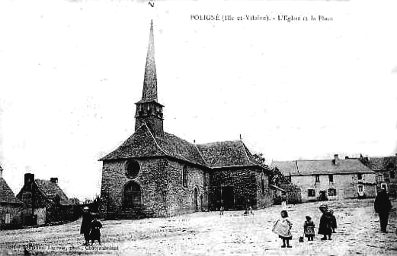 Ville de Polign (Bretagne).