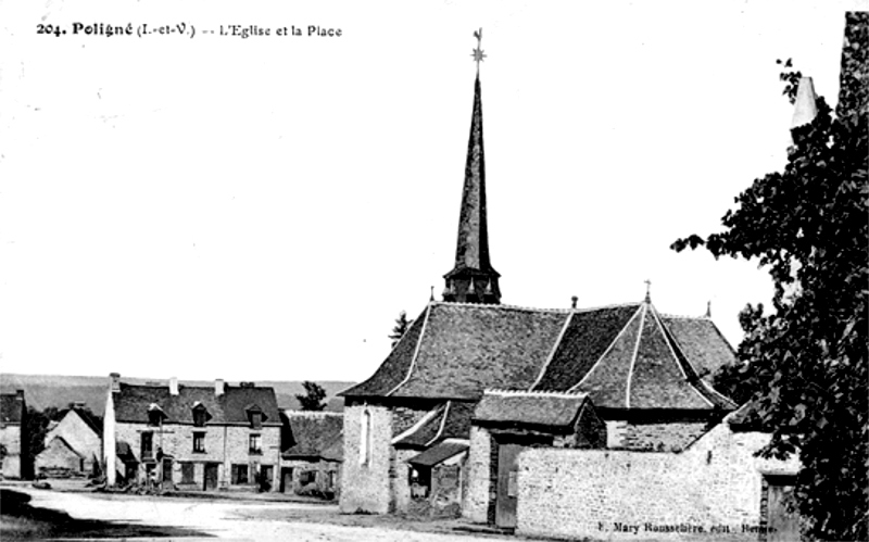 Eglise de Poligné (Bretagne).