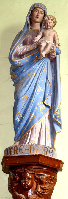 Statue de l'glise Saint-Pierre-s-Liens de Pommerit-Jaudy (Bretagne)