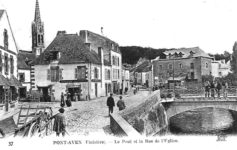 Ville de Pont-Aven (Bretagne).