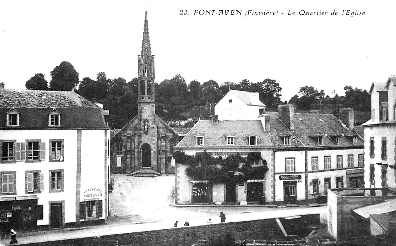 Eglise de Pont-Aven (Bretagne).