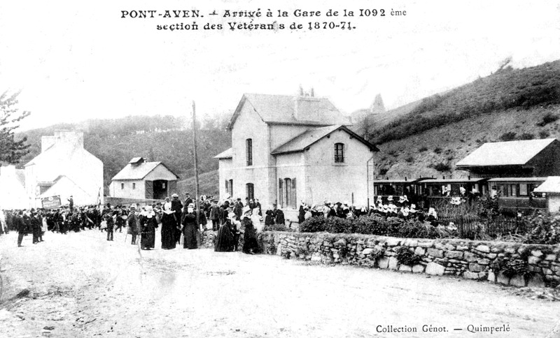 Gare de Pont-Aven (Bretagne).