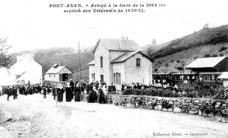 Gare de Pont-Aven (Bretagne).