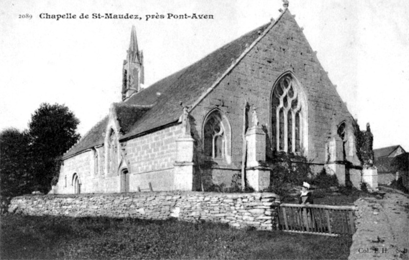 Chapelle prs de Pont-Aven (Bretagne).