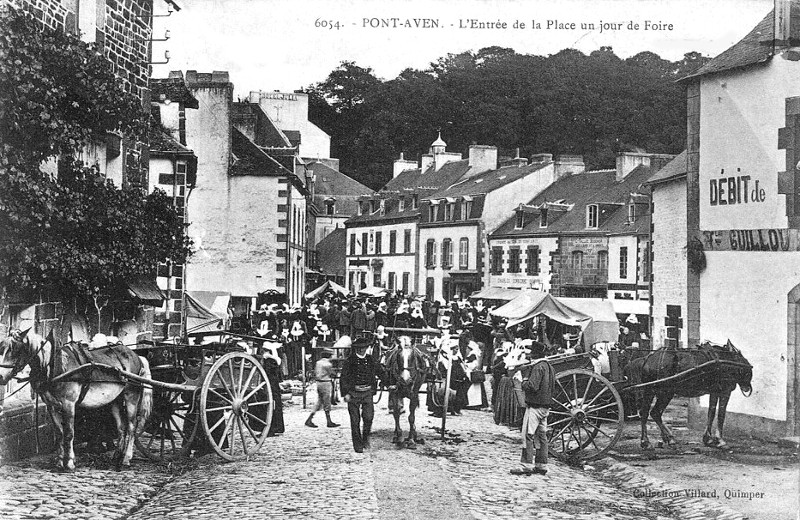 Ville de Pont-Aven (Bretagne).