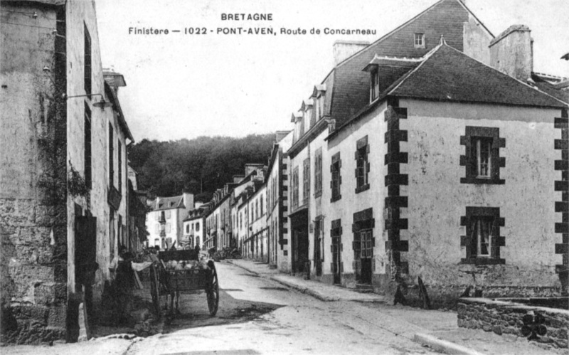 Ville de Pont-Aven (Bretagne).