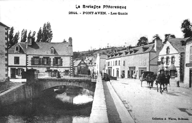 Ville de Pont-Aven (Bretagne).