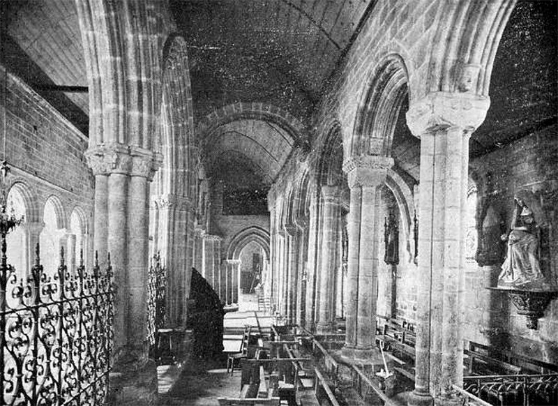 Choeur nord de l'glise Notre-Dame de Roscudon de Pont-Croix (Bretagne).