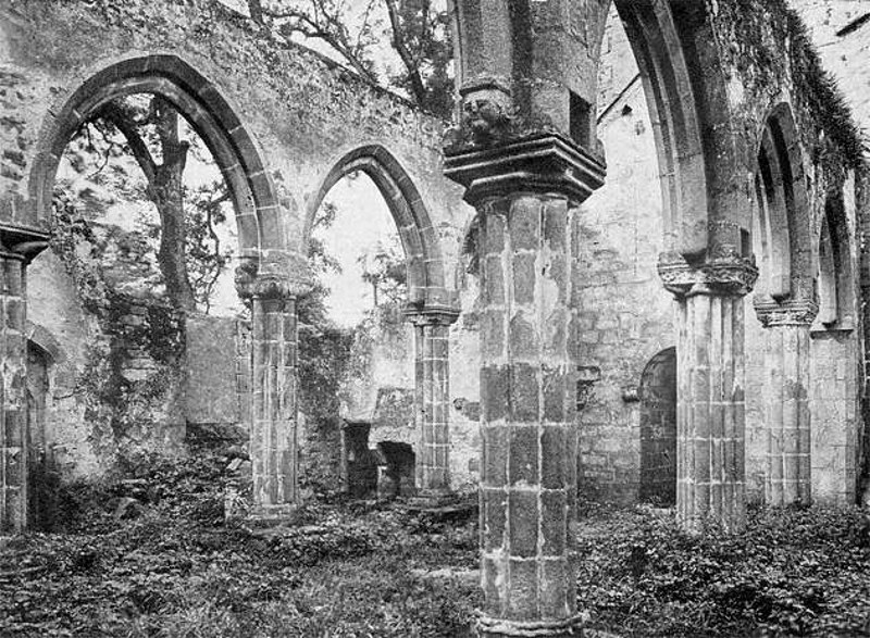 Ville de Pont-l'Abb (Bretagne) : glise de Lambour.