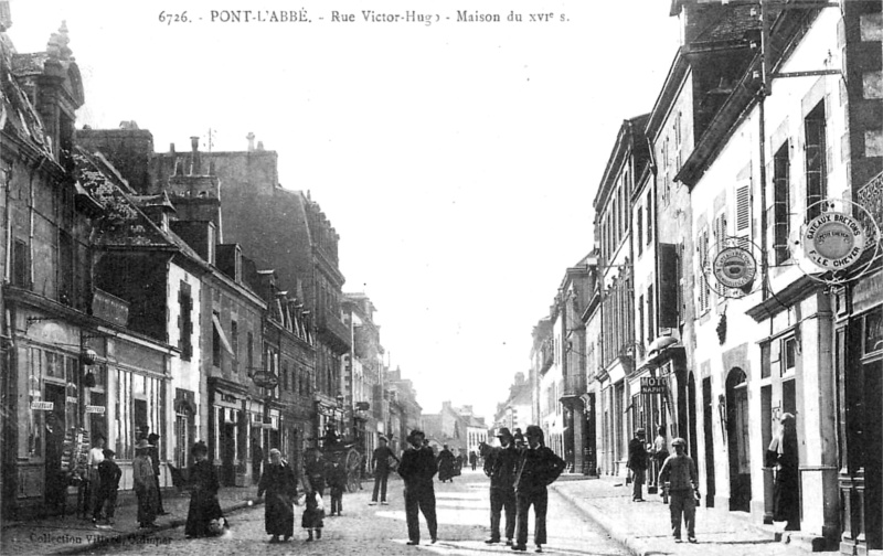 Ville de Pont-l'Abb (Bretagne).