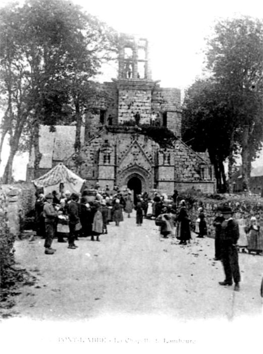 Ville de Pont-l'Abb (Bretagne) : glise Saint-Jacques.