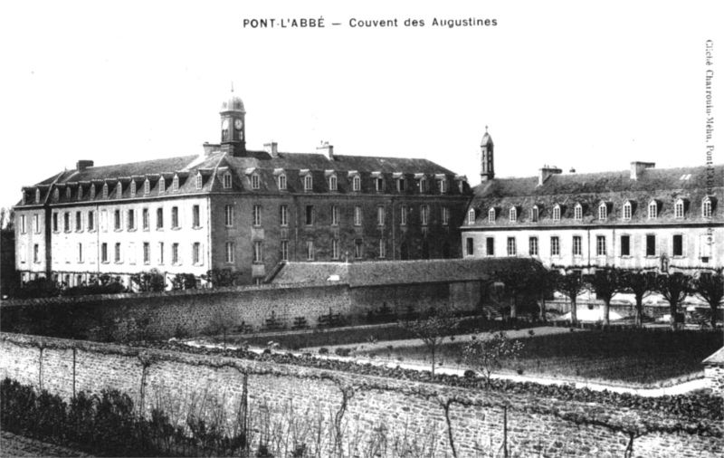 Ville de Pont-l'Abbé (Bretagne) : couvent des Augustines.