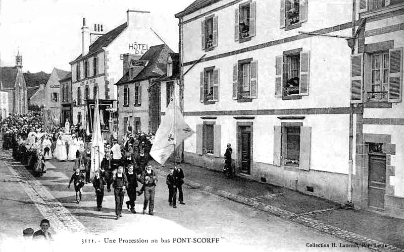 Ville de Pont-Scorff (Bretagne).