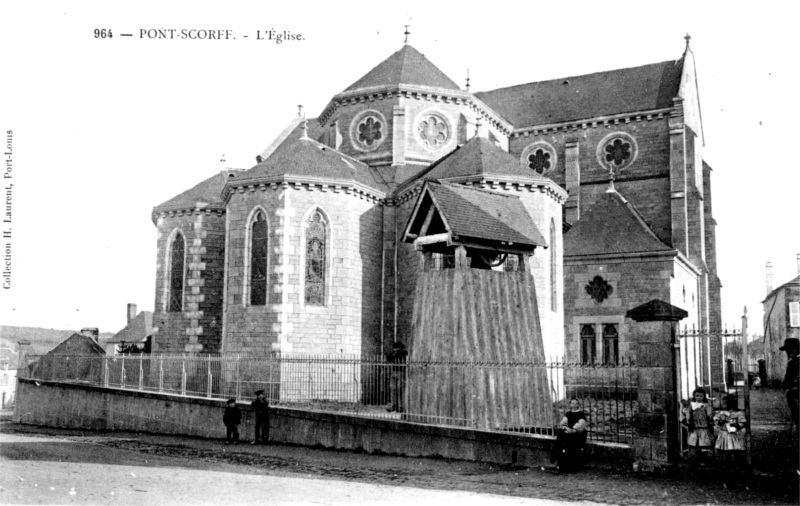 Eglise du Sacr-Coeur de Pont-Scorff (Bretagne).