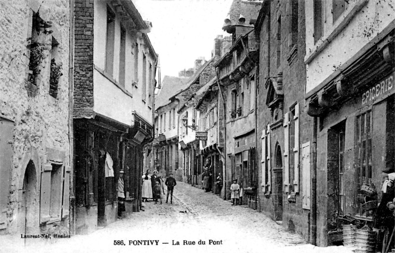 Ville de Pontivy (Bretagne).