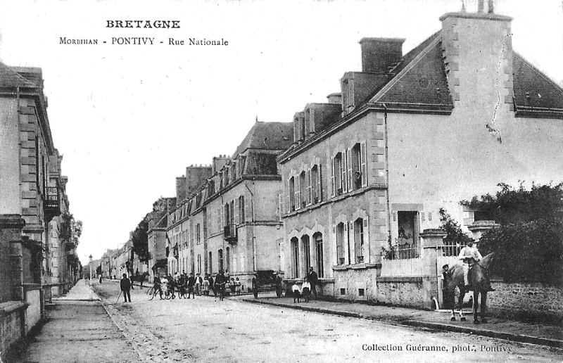 Ville de Pontivy (Bretagne).