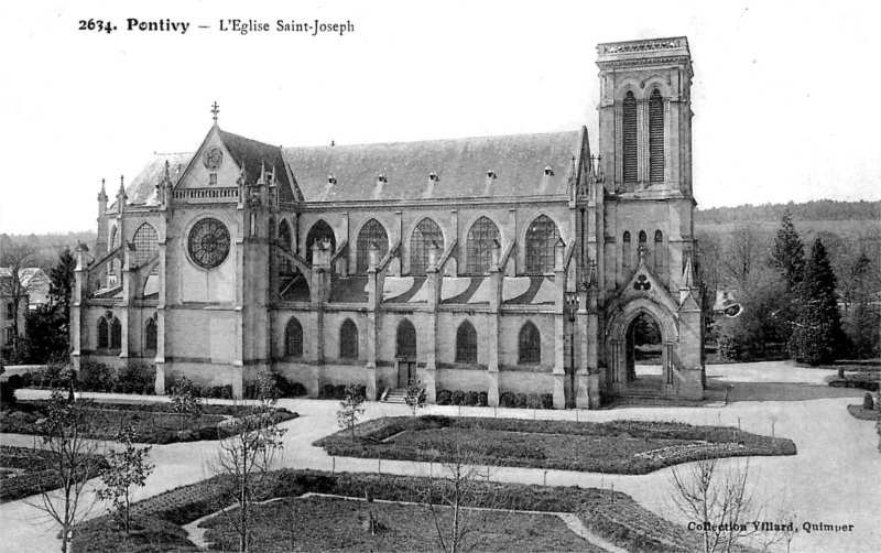 Eglise de Pontivy (Bretagne).