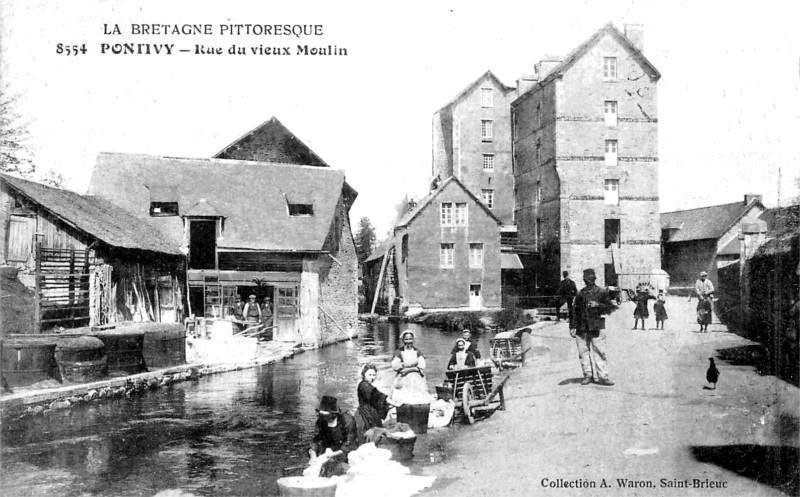 Ville de Pontivy (Bretagne).