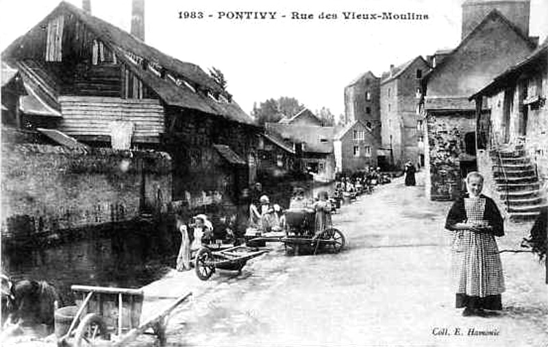 Ville de Pontivy (Bretagne).