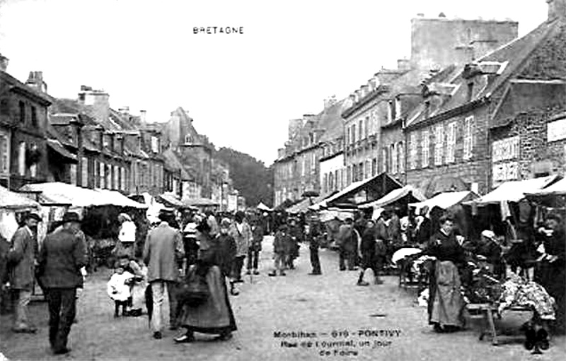 Ville de Pontivy (Bretagne).