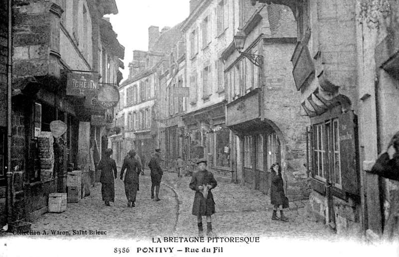 Ville de Pontivy (Bretagne).