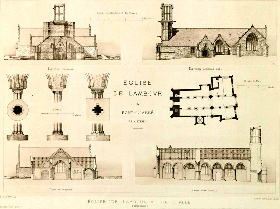 Pont-l'Abb : glise de Lambour