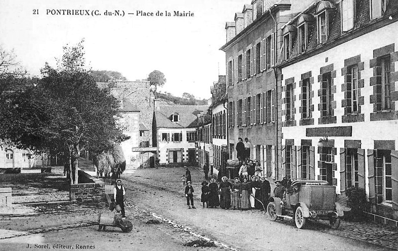 Ville de Pontrieux (Bretagne).