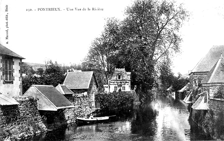 Ville de Pontrieux (Bretagne).