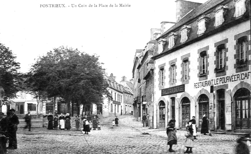 Ville de Pontrieux (Bretagne).