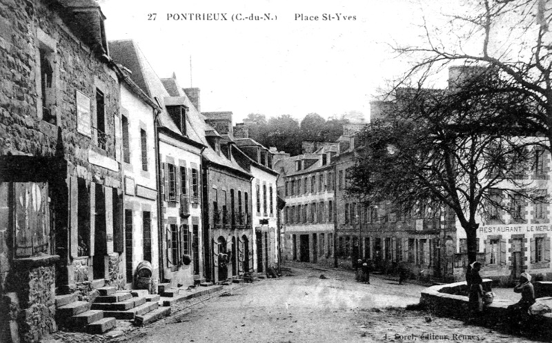 Ville de Pontrieux (Bretagne).