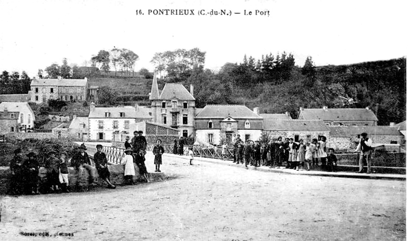Ville de Pontrieux (Bretagne).