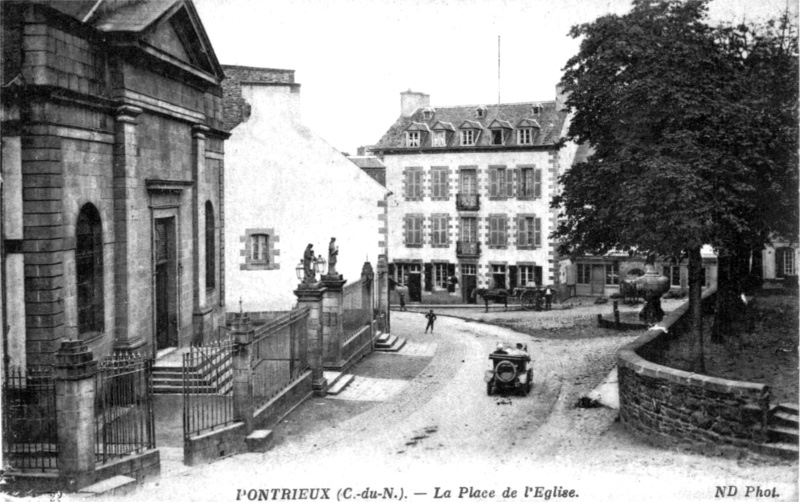 Ville de Pontrieux (Bretagne).