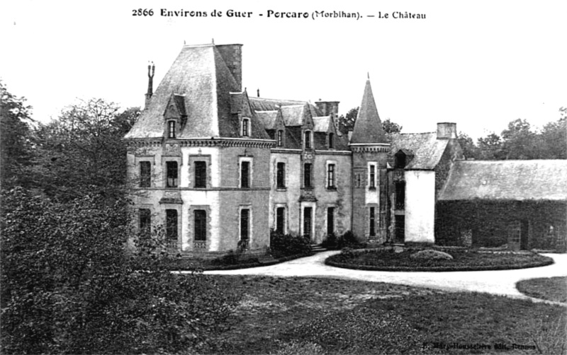 Château de Porcaro (Bretagne).