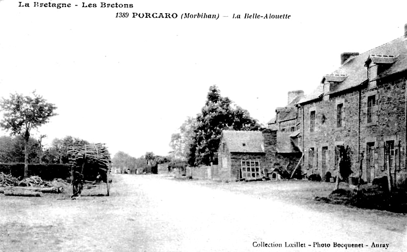 Ville de Porcaro (Bretagne).