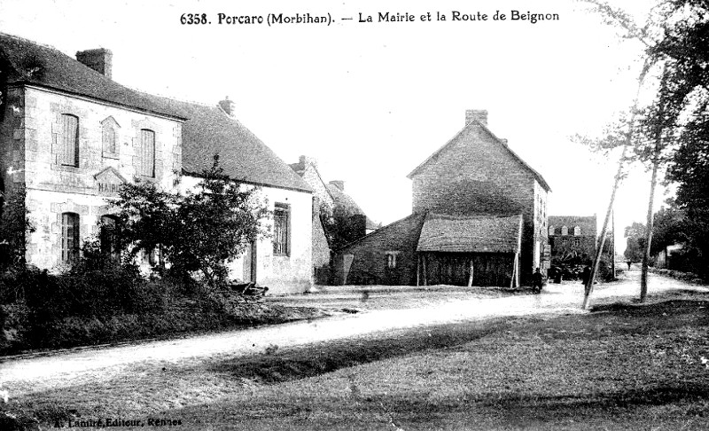 Ville de Porcaro (Bretagne).