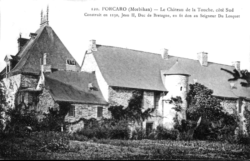 Château des Touches ou de la Touche à Porcaro (Bretagne).