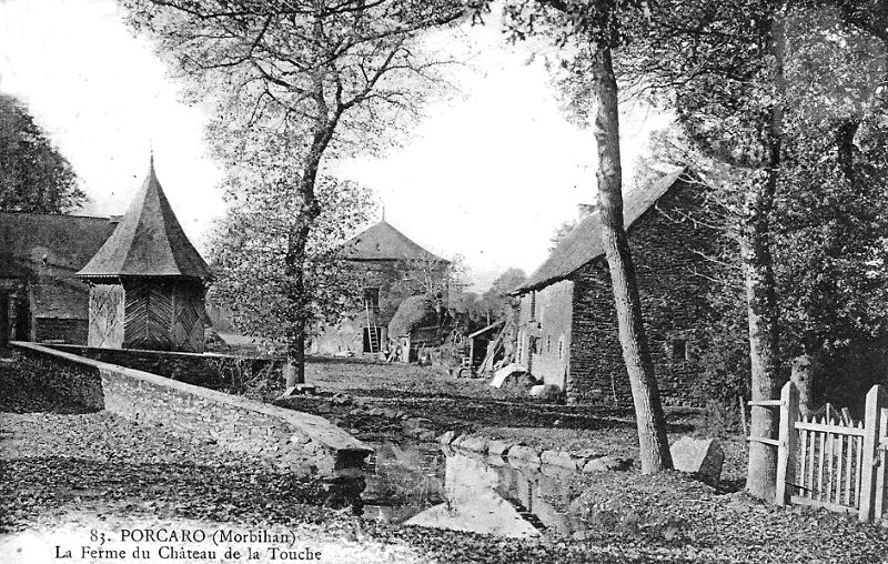 Chteau des Touches ou de la Touche  Porcaro (Bretagne).