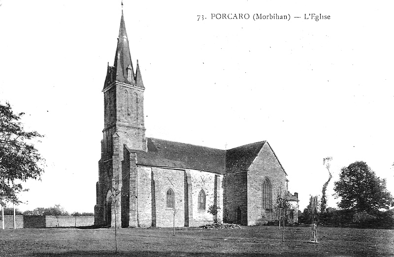 Eglise de Porcaro (Bretagne).