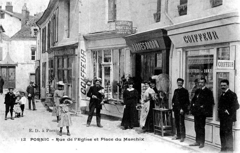 Ville de Pornic (anciennement en Bretagne).