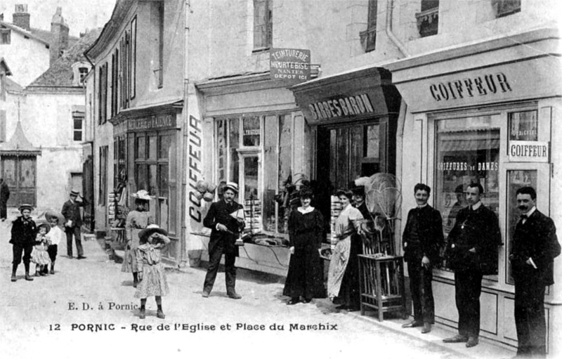 Ville de Pornic (anciennement en Bretagne).