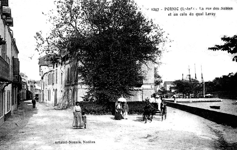 Ville de Pornic (anciennement en Bretagne).