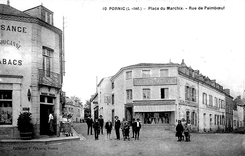 Ville de Pornic (anciennement en Bretagne).