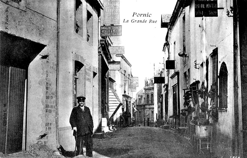 Ville de Pornic (anciennement en Bretagne).