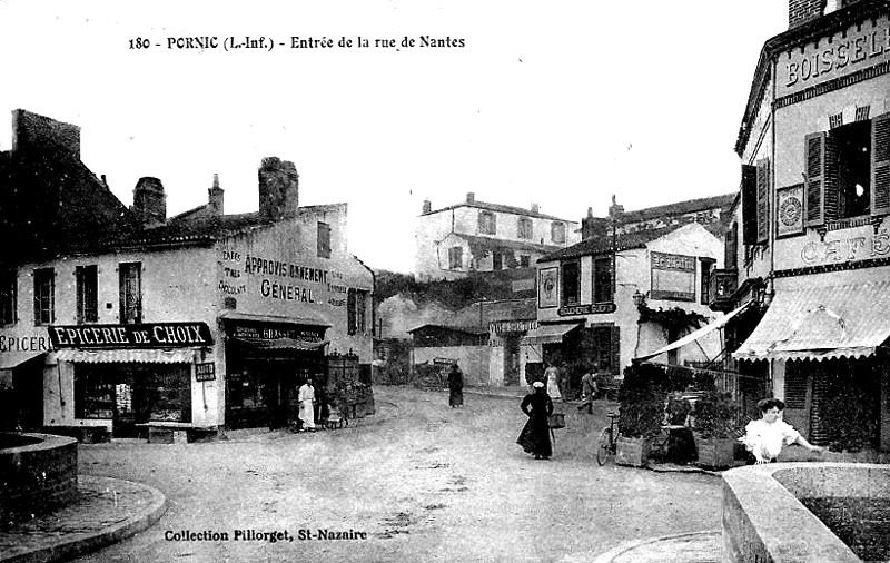 Ville de Pornic (anciennement en Bretagne).