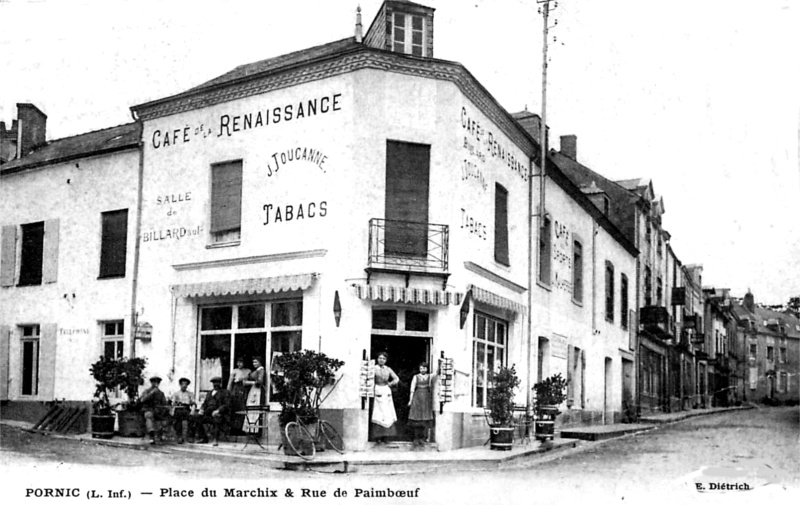 Ville de Pornic (anciennement en Bretagne).