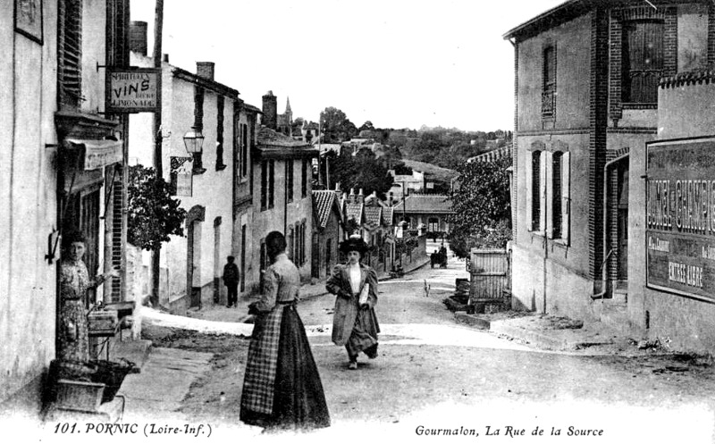 Ville de Pornic (anciennement en Bretagne).