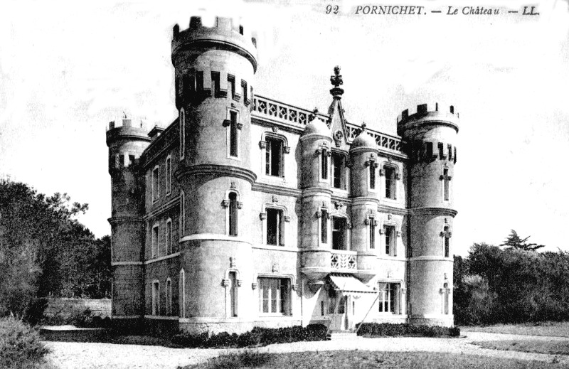 Château des Tourelles à Pornichet (anciennement en Bretagne).