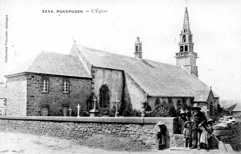 L'glise de Porspoder (Bretagne).