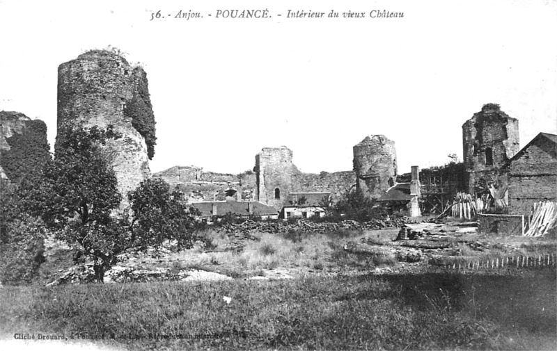 Le chteau de Pouanc (Anjou).